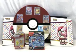 Pokemon TCG Card Lot Modern Era Binders Figures Display Board - Image 1