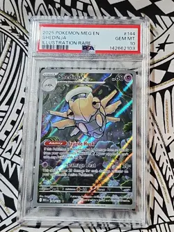 Shedinja #144 PSA 10 Gem IR 2025 Mega Evolution EN Pokemon (103) FREE SHIPPING! - Image 2