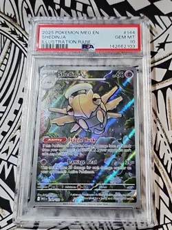 Shedinja #144 PSA 10 Gem IR 2025 Mega Evolution EN Pokemon (103) FREE SHIPPING! - Image 3