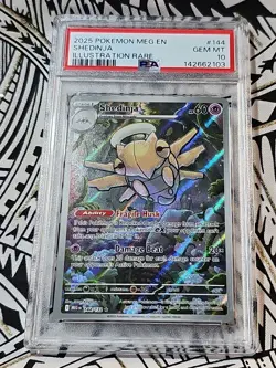 Shedinja #144 PSA 10 Gem IR 2025 Mega Evolution EN Pokemon (103) FREE SHIPPING! - Image 4