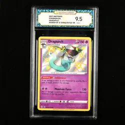 TQG 9.5 Mint+ 2021 Pokemon ENG Dragapult #SWSH-SF D SVO62/SV122 SR - Image 1