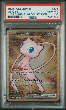 2023 Pokemon 151 Mew Ex Ultra Premium Collection 205 METAL PSA 10 Gem Mint - Image 1