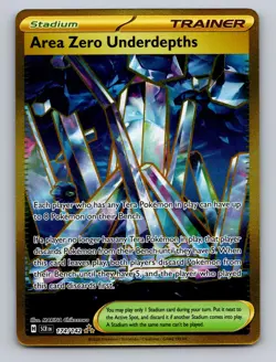 AREA ZERO UNDERDEPTHS 174/142 HYPER RARE STELLAR CROWN POKEMON NM - Image 1