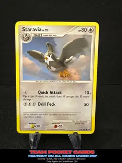 Staravia 47/100, Majestic Dawn, Pokemon, LP - Image 1