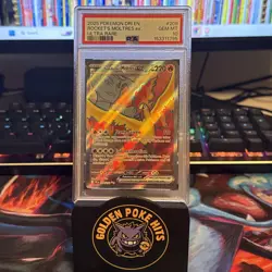 2025 POKEMON DRI EN-DESTINED RIVALS ULTRA RARE TEAM ROCKET'S MOLTRES EX PSA 10 - Image 1