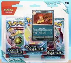 Pokemon Scarlet & Violet Journey Together 3 Pack Blister Scrafty New And Sealed - Image 2