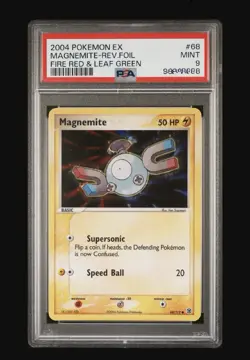 Pokemon Magnemite EX Fire Red & Leaf Green Reverse Holo #68/112 PSA 9 Mint - Image 1