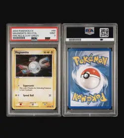 Pokemon Magnemite EX Fire Red & Leaf Green Reverse Holo #68/112 PSA 9 Mint - Image 2