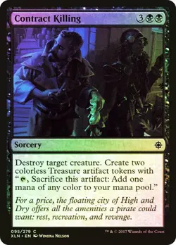 Contract Killing IXALAN MTG MAGIC SORCERY FOIL - Image 1