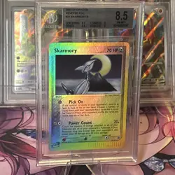 Pokemon TCG Skarmory 21/97 Reverse Holo 2003 EX Dragon BGS 8.5 Pop 1 - Image 1