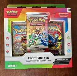 Pokemon First Partner Series 1 Illustration Collection, Mega Evolution, TCG - Image 1