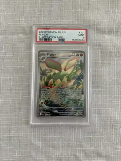2025 Pokemon Phantasmal Flames Flygon #101 IR EN Graded PSA 9 - Image 1