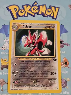 Pokemon TCG Scizor 33/53 Black Star Wotc Promo/ 4 energy wotc promo - Image 1