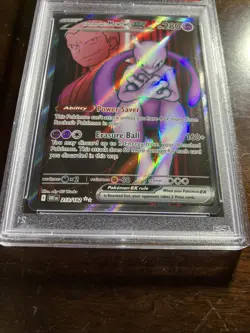 Pokemon SV10: Destined Rivals - Team Rocket's Mewtwo ex #213 Ultra Rare PSA 10 - Image 2