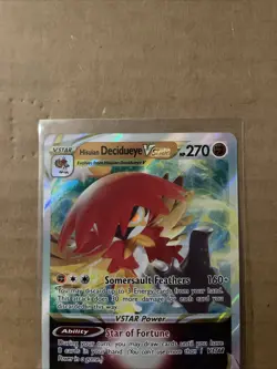 Hisuian Decidueye VSTAR 084/189 SWSH Astral Radiance Ultra Rare Holo Pokemon - Image 2
