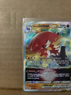 Hisuian Decidueye VSTAR 084/189 SWSH Astral Radiance Ultra Rare Holo Pokemon - Image 5