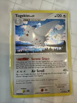 Pokemon Togekiss Stage 2 Great Encounters 120 HP Holo Rare Air Scroll 11/106 - Image 1