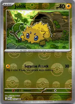 Joltik (Poke Ball Pattern) 033/086 Common White Flare Pokemon Near Mint - Image 1