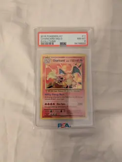 CHARIZARD HOLO #11/108 PSA 8 NEAR MINT/MINT 2016 POKEMON TCG XY EVOLUTIONS - Image 1