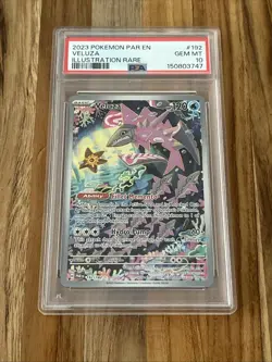 2023 Pokemon Paradox Rift Veluza Illustration Rare 192/182 PSA 10 - Image 1