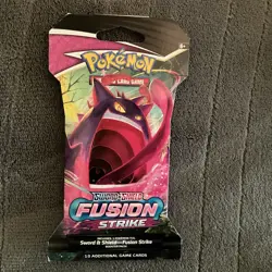 Pokemon Fusion Strike Sleeved Booster Pack Random Art SEALED AUTHENTIC - Image 1