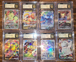 🔥8 x CGC PRISTINE 10 Lot Japanese Pokemon Dragonite Magnezone Kecleon Dialga AR - Image 1