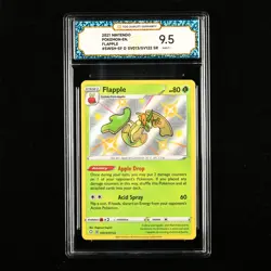 TQG 9.5 Mint+ 2021 Pokemon ENG Flapple #SWSH-SF D SV013/SV122 SR - Image 1