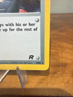 Here Comes Team Rocket * HOLO * - 15/82 Team Rocket Vintage WOTC Pokemon LP - Image 4