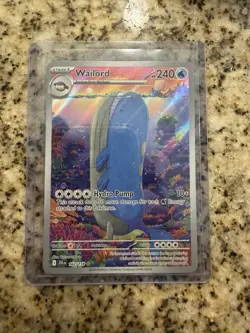 The Pokemon Company Wailord 162/159 Sv09 Journey Together IR Holo 240 HP TCG - Image 1
