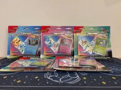 Pokemon TCG Prismatic Evolutions Tech Sticker Collection Set Lot Of 5 Sealed New - Image 1