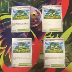 4x Forest of Vitality - 117/132 - ME01: Mega Evolution Pokemon Playset x4 - Image 1