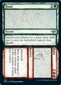 Road / Ruin (Showcase) - Light Play MTG Modern Horizons 2 - Image 1