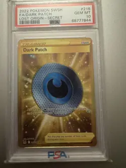 Dark Patch Lost Origin Secret PSA 10 Pokemon - Image 1