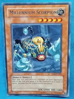 YuGiOh Cards - Millennium Scorpion - TLM-EN009 ..damaged.. - Image 1