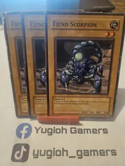 Yu-Gi-Oh Fiend Scorpion X3 AST Common Heavy Played - Image 1