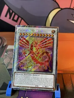 Crimson Dragon - RA04-EN061 - Platinum Secret Rare - 1st Edition - Yugioh - Image 1