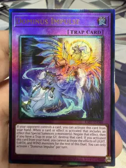 Yu-Gi-Oh! Rarity Collection V Dominus Impulse RA05-En080 Ultimate Rare - Image 1