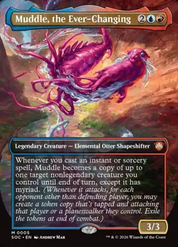 Muddle, the Ever-Changing Borderless Secrets of Strixhaven NM MTG - Image 1