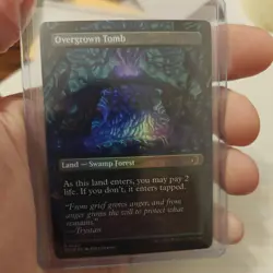 MTG Overgrown Tomb (Borderless) Lorwyn Eclipsed Foil #0350 M/NM - Image 2