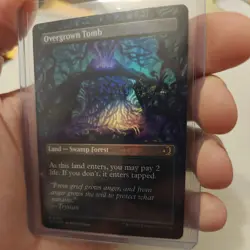 MTG Overgrown Tomb (Borderless) Lorwyn Eclipsed Foil #0350 M/NM - Image 3