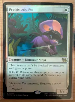 Prehistoric Pet MTG TMNT Foil - Image 1