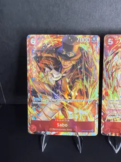 One Piece Sabo OP05-007 & Portgas.D.Ace ST15-005 Promos - Image 2