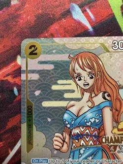 One Piece O-Nami Nami OP06-101 Championship CS 25-26 Stamp Promo - Image 2