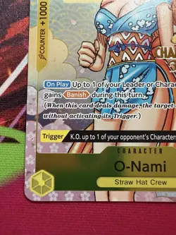 One Piece O-Nami Nami OP06-101 Championship CS 25-26 Stamp Promo - Image 5