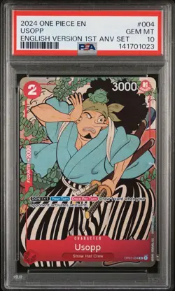 One Piece English Version 1st Year Anniversary Set PSA 10 Sequential Set - Image 5