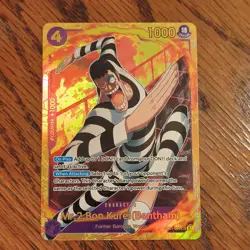Bandai One Piece CCG Mr.2 Bon.Kurei EB01-061 Special Foil Extra Booster 1000 - Image 1