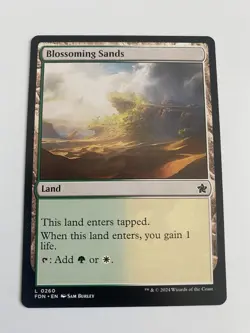 Blossoming Sands, Foundations, Near Mint x 1 MTG - Image 1