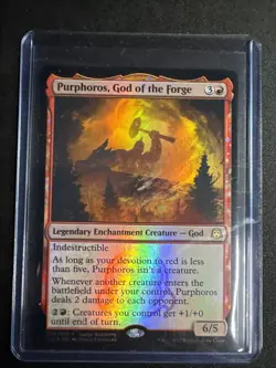 MTG English Purphoros, God of the Forge NM Foil Promos: Judge - Image 1