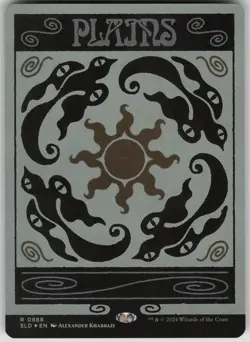 MTG Plains 0888 Rainbow Foil Foil NM Secret Lair Drop Series Magic 888 - Image 1