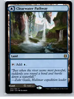 MTG - Zendikar Rising #260 Clearwater Pathway - Image 1